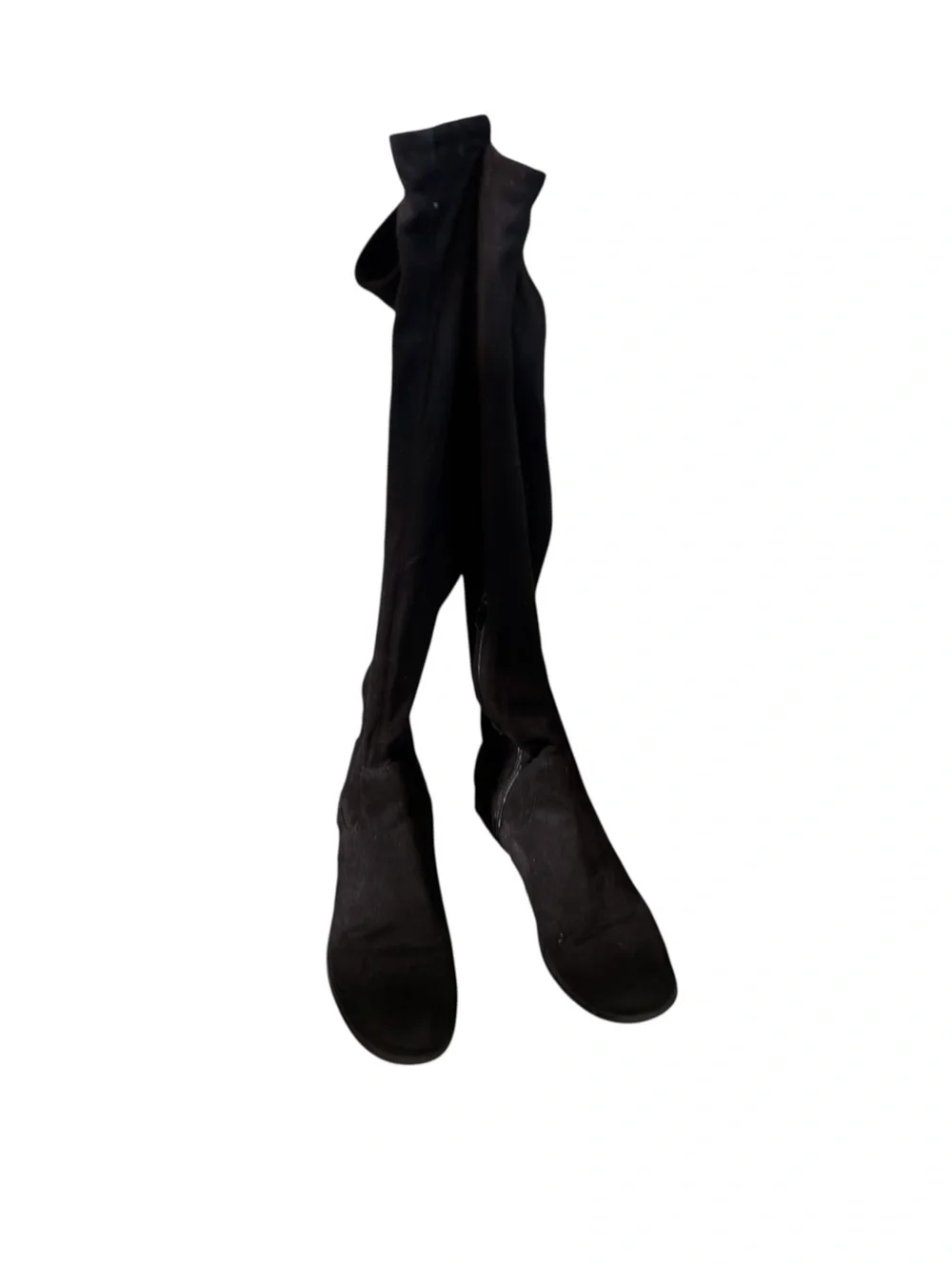 Steve Madden Black Over-the-Knee Stretch Boots Block Heel Women’s Size 8.5